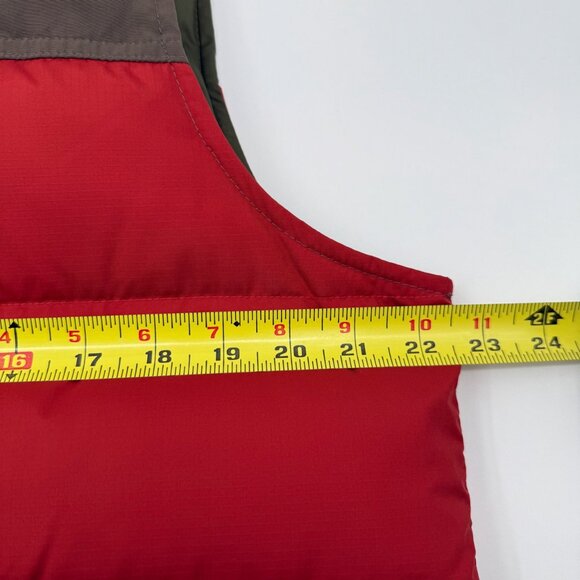 NEW L.L.Bean Women’s Petite L Orange Mountain Classic Down Vest Puffer Pockets - Picture 12 of 13